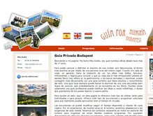 Tablet Screenshot of guia-por-budapest.com